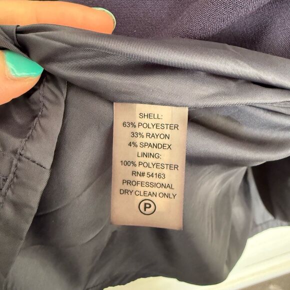 Calvin Klein Women’s 2 Navy Career Dress - Picture 3 of 5